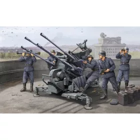   Trumpeter német 2 cm Flak 38 légvédelmi gépágyú – 1:35 légvédelmi löveg makett