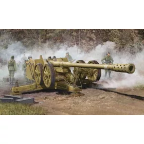   Trumpeter német 128 mm Pak44 (Rhien) – 1:35 tüzérségi makett