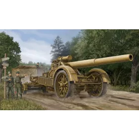   Trumpeter német 21 cm Morser 18 nehéztüzérség – 1:35 tüzérségi makett