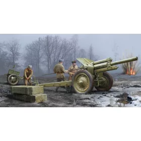   Trumpeter szovjet 122 mm tarack 1938 M-30 korai változat – 1:35 tüzérségi makett