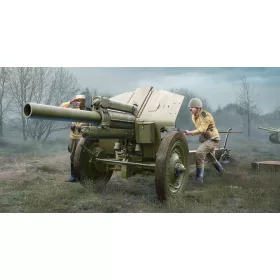   Trumpeter szovjet 122 mm tarack 1938 M-30 késői változat – 1:35 tüzérségi makett