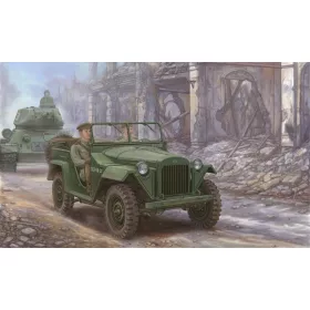   Trumpeter szovjet GAZ-67B katonai terepjáró – 1:35 katonai jármű makett