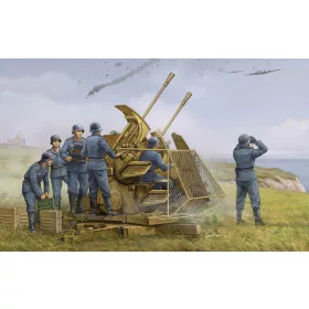   Trumpeter német 37 mm Flak 43 Zwilling – 1:35 légvédelmi löveg makett