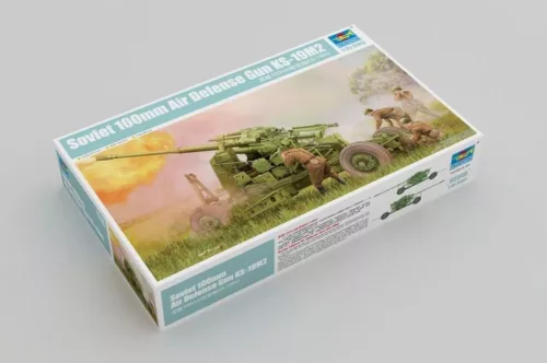 Trumpeter szovjet 100 mm légvédelmi löveg KS-19M2 – 1:35 légvédelmi löveg makett