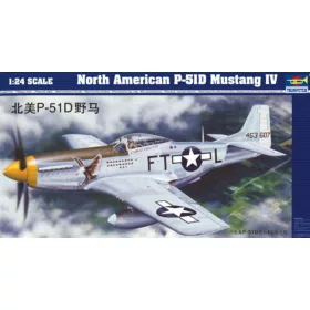   Trumpeter North American P-51 D Mustang IV – 1:24 repülőgép makett