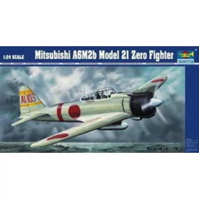   Trumpeter Mitsubishi A6M2b Zero Type 21 – 1:24 repülőgép makett