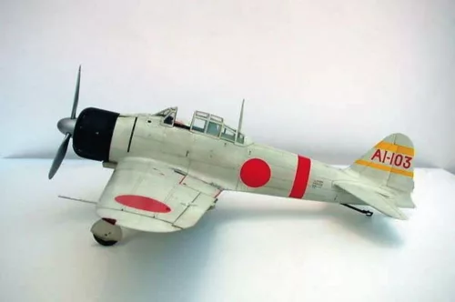 Trumpeter Mitsubishi A6M2b Zero Type 21 – 1:24 repülőgép makett