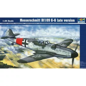   Trumpeter Messerschmitt Bf 109 G-6 késői változat – 1:24 repülőgép makett