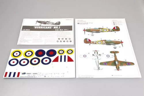 Trumpeter Hurricane Mk. I – 1:24 repülőgép makett