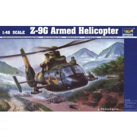   Trumpeter Z-9G felfegyverzett helikopter – 1:48 helikopter makett