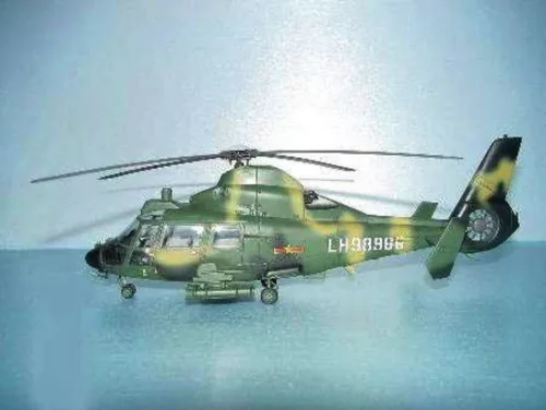 Trumpeter Z-9G felfegyverzett helikopter – 1:48 helikopter makett