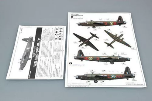 Trumpeter Wellington MK.1C – 1:48 repülőgép makett