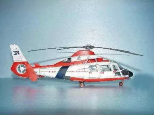 Trumpeter Eurocopter SA 365 N Dauphin 2 – 1:48 helikopter makett