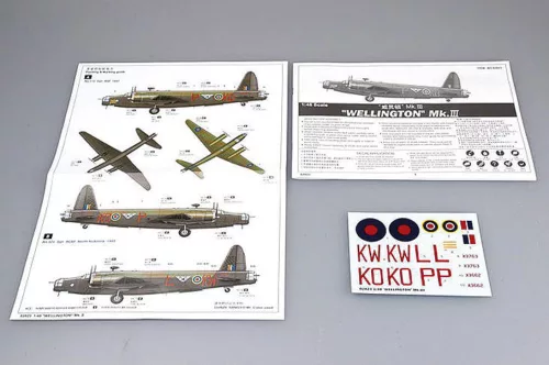 Trumpeter Wellington Mk. III – 1:48 repülőgép makett