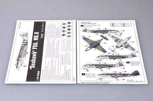 Trumpeter Seahawk FGA. MK.6 – 1:48 repülőgép makett