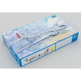   Trumpeter C-48C Skytrain szállító repülőgép – 1:48 repülőgép makett
