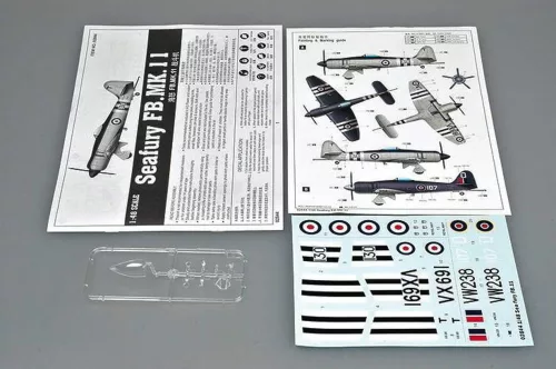 Trumpeter Hawker Sea Fury FB.11 – 1:48 repülőgép makett