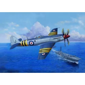   Trumpeter Supermarine Seafang F. MK.32 vadászrepülőgép – 1:48 repülőgép makett