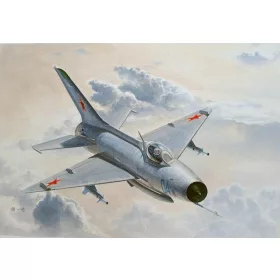   Trumpeter MiG-21 F-13/J-7 vadászrepülőgép – 1:48 repülőgép makett