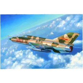   Trumpeter J-7C/J-7D vadászrepülőgép – 1:48 repülőgép makett