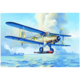   Trumpeter Fairey Albacore torpedóbombázó – 1:48 repülőgép makett