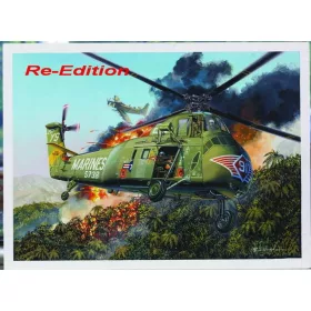   Trumpeter H-34 amerikai tengerészgyalogsági – 1:48 helikopter makett
