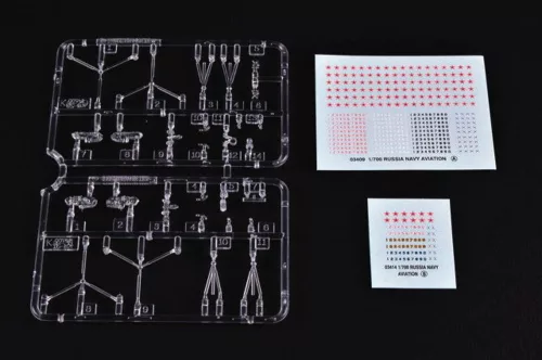 Trumpeter orosz haditengerészeti repülőgép-készlet – 1:700 repülőgép makett