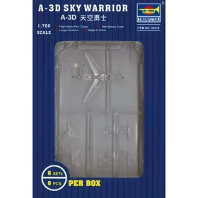   Trumpeter A-3D Sky Warrior 6 db – 1:700 repülőgép makett