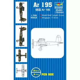 Trumpeter Ar 195 – 1:700 repülőgép makett