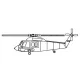 Trumpeter SH-2 Seasprite – 1:700 helikopter makett