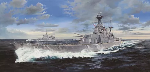 Trumpeter HMS Hood – 1:200 hajómakett