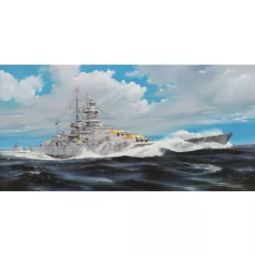 Trumpeter német Gneisenau csatahajó – 1:200 hajómakett