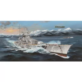   Trumpeter német Scharnhorst csatahajó – 1:200 hajómakett