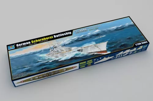 Trumpeter német Scharnhorst csatahajó – 1:200 hajómakett