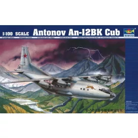 Trumpeter Antonov An-12 BK Cub – 1:100 repülőgép makett