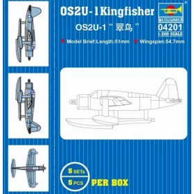 Trumpeter OS2U-1 Kingfisher – 1:200 repülőgép makett