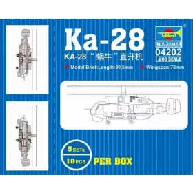 Trumpeter Ka-28 – 5 db – 1:200 helikopter makett