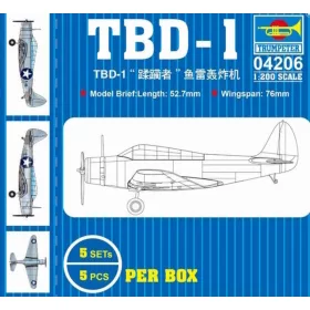 Trumpeter TBD – 1:200 repülőgép makett