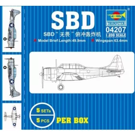 Trumpeter SBD – 1:200 repülőgép makett