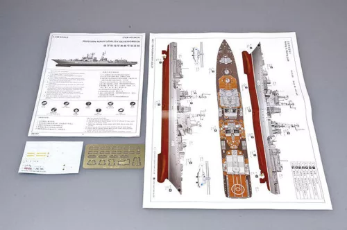 Trumpeter orosz haditengerészet Udaloy osztály romboló Severomorsk – 1:350 hajómakett