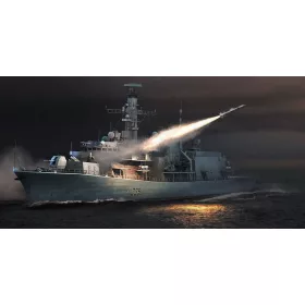   Trumpeter HMS Type 23 Monmouth (F235) fregatt – 1:350 hajómakett