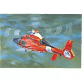   Trumpeter amerikai parti őrség HH-65C Dolphin helikopter – 1:35 helikopter makett