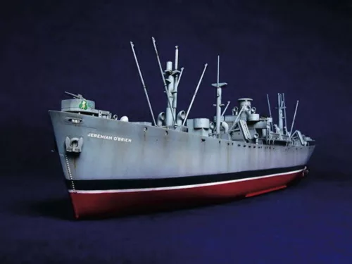 Trumpeter SS Jeremiah O'Brien Liberty teherhajó – 1:350 hajómakett