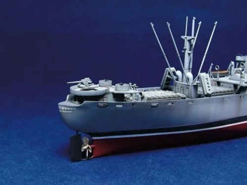 Trumpeter SS Jeremiah O'Brien Liberty teherhajó – 1:350 hajómakett