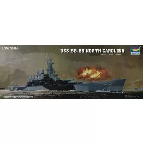  Trumpeter csatahajó USS North Carolina BB-55 – 1:350 hajómakett