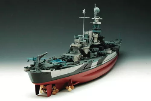 Trumpeter csatahajó USS North Carolina BB-55 – 1:350 hajómakett