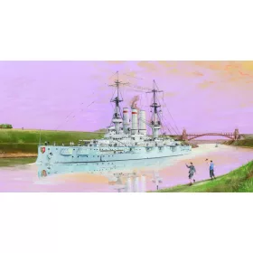   Trumpeter Schleswig-Holstein csatahajó 1908 – 1:350 hajómakett