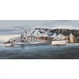 Trumpeter német Tirpitz csatahajó – 1:350 hajómakett