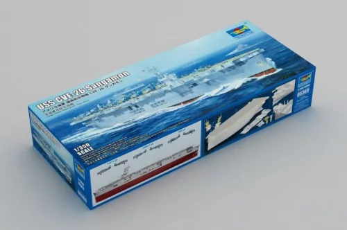 Trumpeter USS CVE-26 Sangamon – 1:350 repülőgép-hordozó makett