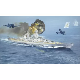 Trumpeter tervezett USS Ohio BB-68 – 1:350 hajómakett